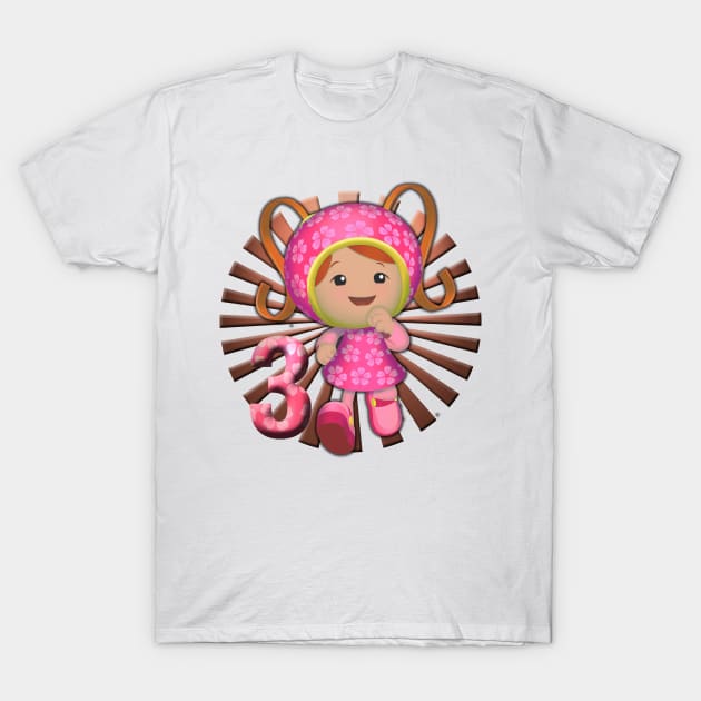 umizoomi 3 T-Shirt by heromaskcat